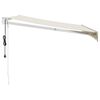 vidaXL Toldo retr&aacute;ctil autom&aacute;tico color crema 3x2,5 m