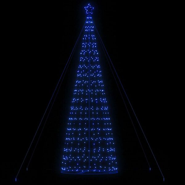 vidaXL &Aacute;rbol de Navidad LED 1534 LEDs azul 500 cm