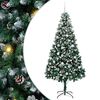 vidaXL &Aacute;rbol de Navidad artificial Verde 210 cm PVC y Acero y Pl&aacute;stico