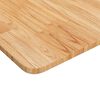 vidaXL Encimera ba&ntilde;o madera maciza tratada marr&oacute;n claro 100x50x1,5 cm