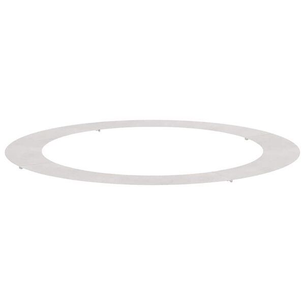 vidaXL adecuado para Anillo de &Aacute;rbol Plano Plateado &Oslash;90 / 120 cm