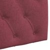 vidaXL Cabecera Colgante Rojo vino 100 x 55 x 7 cm tela