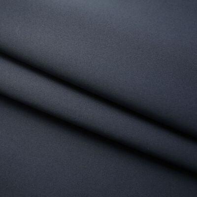 vidaXL Cortina opaca con ganchos gris antracita 290x245 cm