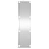 vidaXL Espejo de pared rectangular con luces LED vidrio 30x100 cm