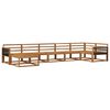 vidaXL Conjunto de sof&aacute;s de exterior 7 pcs Natural