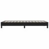 vidaXL Estructura de cama sin colch&oacute;n terciopelo negro 80x210 cm
