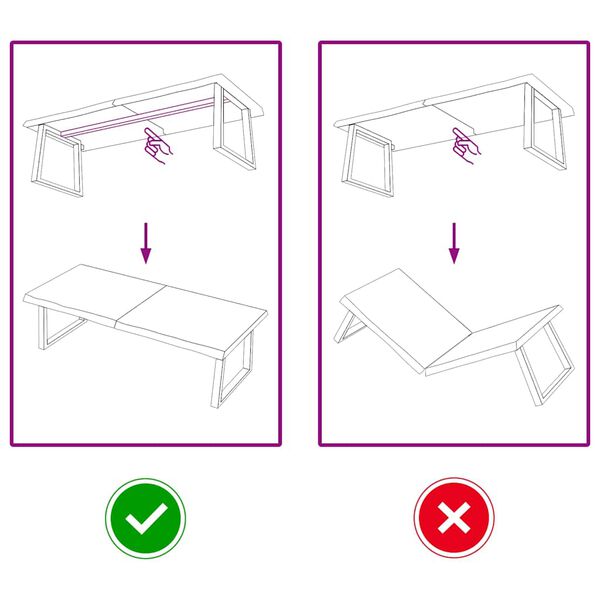 vidaXL Tablero mesa madera roble tratada marr&oacute;n claro 140x50x(2-4) cm