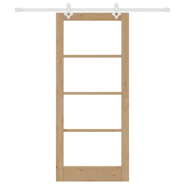 vidaXL Puerta Corredera Natural 86 x 198,5 cm