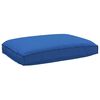 vidaXL Juego de cojines de paleta 3 pcs Azul real 120 x 80 x 12 cm