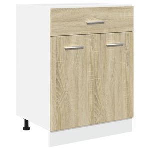 vidaXL Caj&oacute;n bajo "Lyon" roble Sonoma 60x46x81,5 cm Madera de ingenier&iacute;a