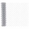 vidaXL Cerca de eslabones de cadena 10 x 1 m Acero galvanizado