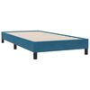 vidaXL Cama box spring con colch&oacute;n terciopelo azul oscuro 80x210 cm