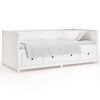 vidaXL Sof&aacute; cama sin colch&oacute;n madera maciza de pino blanco 80x200 cm