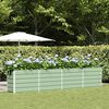 vidaXL Jardinera Verde Pastel 480 x 50 x 45 cm Acero Galvanizado