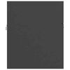 vidaXL Set de muebles de ba&ntilde;o 2 piezas madera contrachapada gris