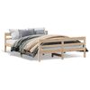 vidaXL Estructura de cama sin colch&oacute;n madera de pino maciza 120x200 cm