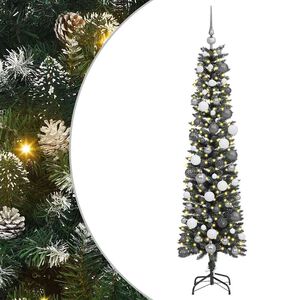 vidaXL &Aacute;rbol de Navidad artificial Verde 180 cm PVC, Pl&aacute;stico y Acero