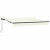vidaXL Toldo Retr&aacute;ctil Manual Crema 300 x 200 cm tela