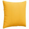 vidaXL Cojines de sof&aacute; 2 pcs Amarillo Claro 60 x 60 cm Tela de pana