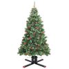vidaXL Soporte para &aacute;rbol de Navidad negro 61x61x15,5 cm