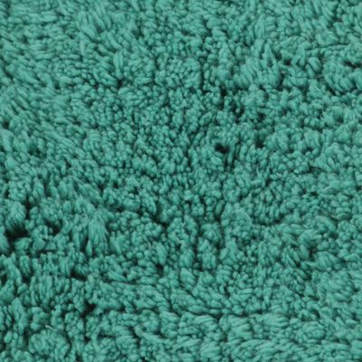vidaXL Conjunto de alfombras de baño de tela 2 piezas turquesa