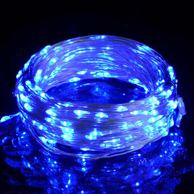 vidaXL Tira de luces LEDs con 150 LEDs azul 15 m PVC