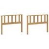 vidaXL M&oacute;dulo de apoyabrazos 2 pcs Blanco 80 x 6 x 61 cm