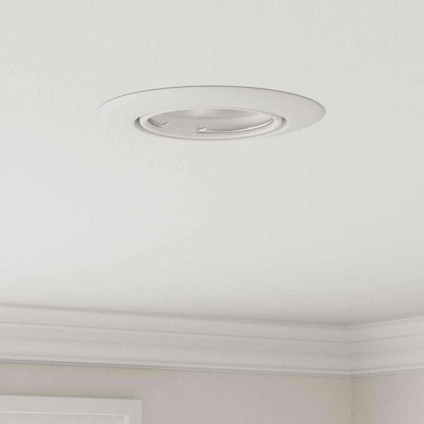 vidaXL Spotlights con focos 6 pcs Blanco 9 x 9 cm Metal