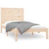 vidaXL Estructura de cama de madera maciza 100x200 cm