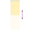 cmvidaXL Estor Enrollable Opaco Amarillo 70x210 cm Tela Ancho 65,7cm