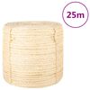 vidaXL Cuerda 100% sisal 6 mm 25 m
