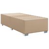 vidaXL Estructura cama sin colch&oacute;n cuero sint&eacute;tico capuchino 80x200 cm