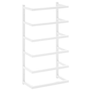 vidaXL Toallero de acero blanco 24x12x48 cm