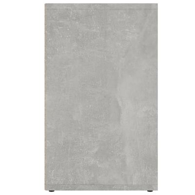 vidaXL Mueble zapatero color gris hormigón 52,5x30x50 cm