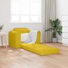 vidaXL Sof&aacute; cama Amarillo 98 x 71 x 83 cm Terciopelo