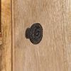 vidaXL Aparador de madera maciza de mango 140x35x80 cm