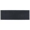 vidaXL Felpudo de fibra de coco gris oscuro 100x300 cm