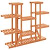 vidaXL Soporte para flores de madera maciza abeto 110x25x110,5 cm