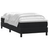 vidaXL Cama box spring con colch&oacute;n terciopelo negro 100x210 cm
