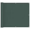 vidaXL Pantalla de Balc&oacute;n Verde oscuro 100 x 800 cm Tela Oxford
