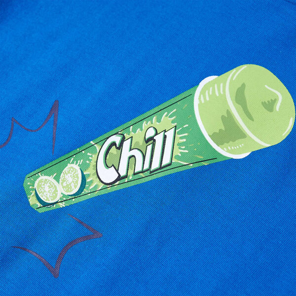 Camiseta infantil azul chill&oacute;n 116