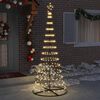 vidaXL &Aacute;rbol de Navidad LED con 295 LED C&aacute;lido 250 cm Metal