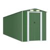 vidaXL Cobertizo de jard&iacute;n acero galvanizado verde 192x689x223 cm