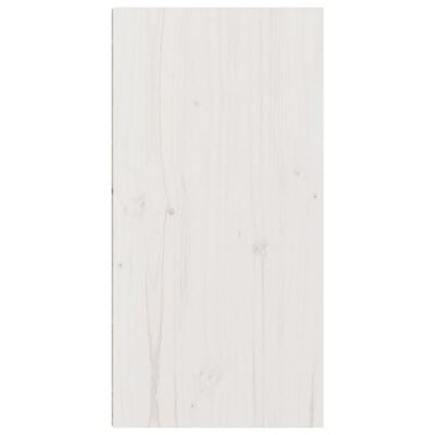 vidaXL Armario de pared de madera maciza de pino blanco 30x30x60 cm