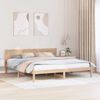 vidaXL Estructura de cama Marr&oacute;n 180 x 200 cm Madera maciza de Pino