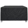 vidaXL Funda para muebles Liso Negro 240 x 190 x 90 cm 600D