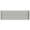 vidaXL Jardinera arriate acero galvanizado plata 224x40x68 cm