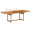 vidaXL Juego comedor de jard&iacute;n 7 pzas madera maciza acacia y textileno