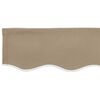 vidaXL Tela de recambio para toldo Beige 400 x 300 cm Lona