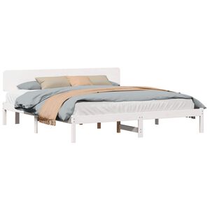 vidaXL Estructura de cama 180 x 200 cm Madera de pino macizo